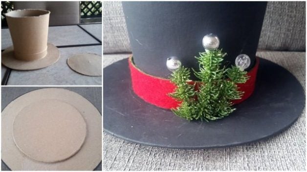Regalo de planta de bricolaje de sombrero de copa