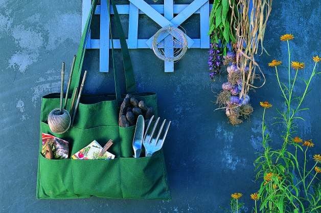 coser una bolsa de asas para herramientas de jardín | Proyectos de patio trasero
