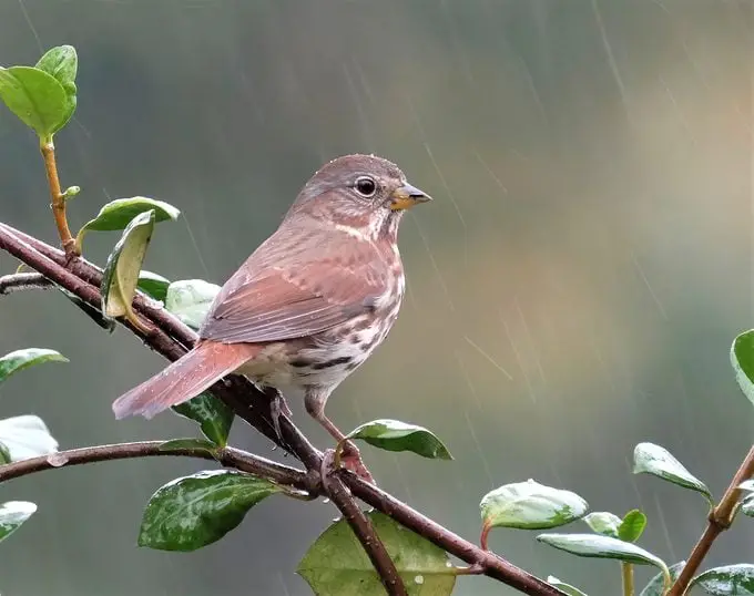 ¿A dónde van los pájaros cuando llueve?