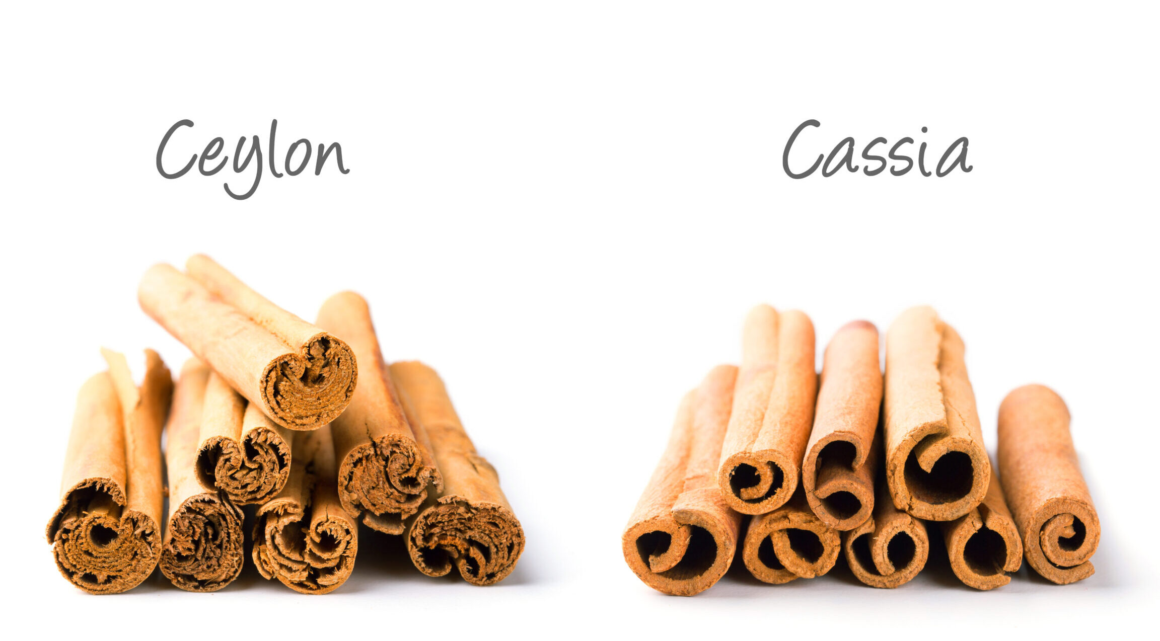 Comprender la diferencia entre casia y canela de Ceilán...